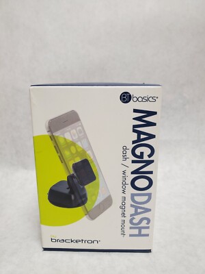 BT Basics by Bracketron MagnoDash Dash/Window Magnet Mount For Cell Phones NEW
