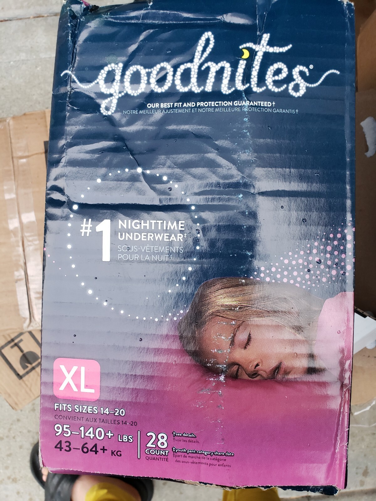 GOODNITES NIGHTTIME UNDERWEAR SIZE 14-20 ( XL) 28COUNT | eBay GOODNITES NIGHTTIME UNDERWEAR SIZE 14-20 ( XL) 28COUNT | eBay
