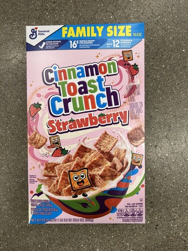 General Mills Family Size Cinnamon Toast Crunch Strawberry