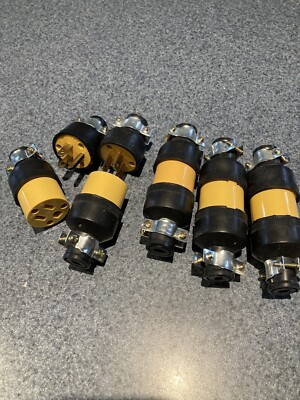 (10) Extension Cord Replacement Ends (5) MALE (5) FEMALE Plug Electrical Repair