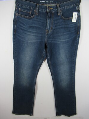 NEW Old Navy Bootcut Built In Flex Jeans Men 34x32 Stretch