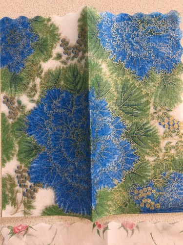 Vintage Lot of Japanese Rice Paper Napkins Fan Shape Decoupage New