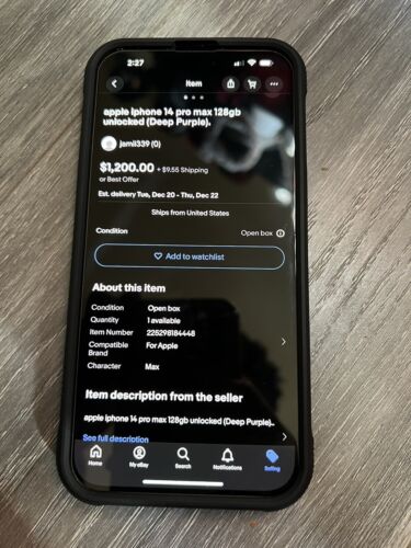 apple iphone 14 pro max 128gb unlocked (Deep Purple). | eBay apple iphone 14 pro max 128gb unlocked (Deep Purple). | eBay