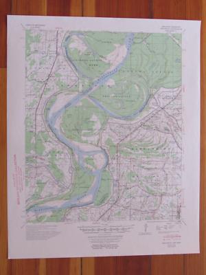 Mellwood Arkansas 1954 Original Vintage USGS Topo Map