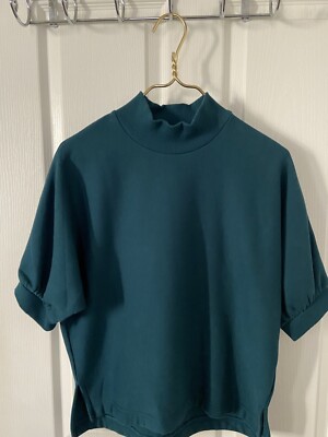NWT Banana Republic Deep Green Women s Mock Neck Sweater Sz. S $44.99 Orig.