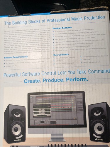 Alesis VI49 Advanced USB/MIDI Keyboard Controller Ableton Live Lite Download