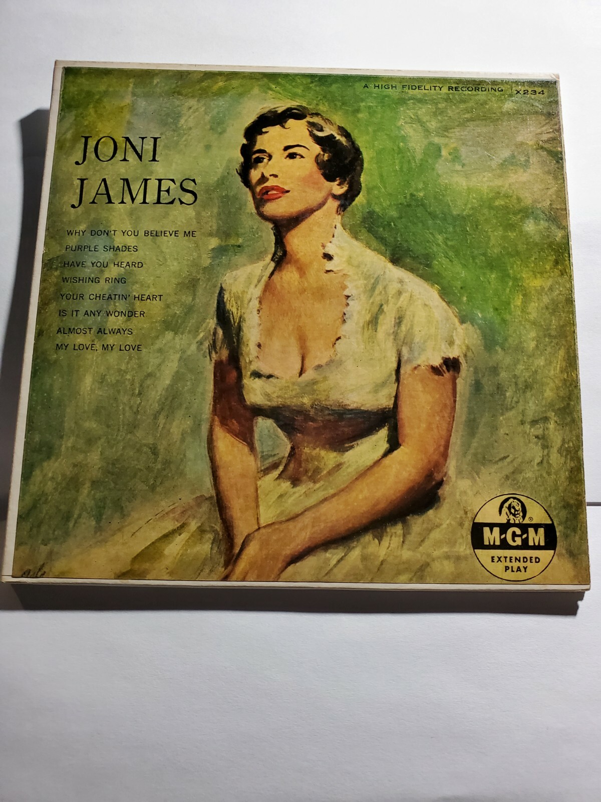 JONI JAMES - EP + PS GFC 2-45s US 1954 orig MGM x234 VG F71