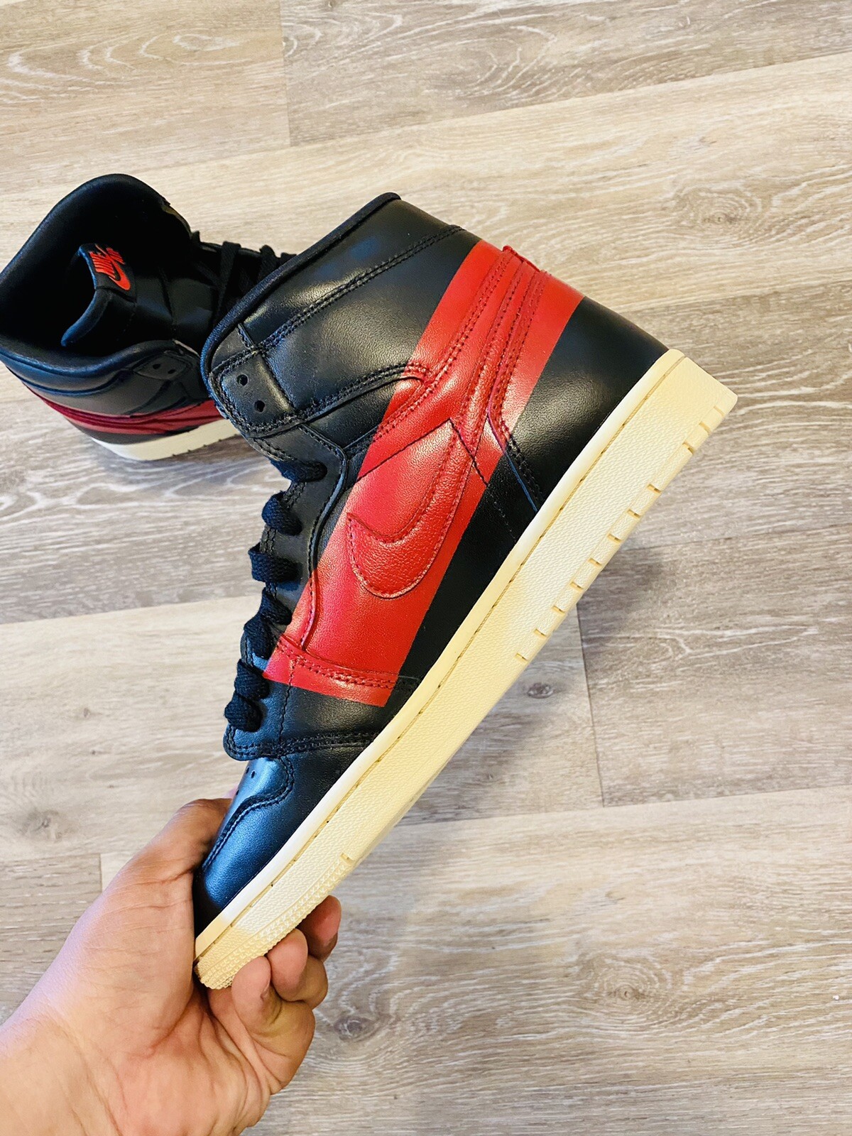 Nike Air Jordan 1 Retro High Defiant 'Couture' Black Red BQ6682