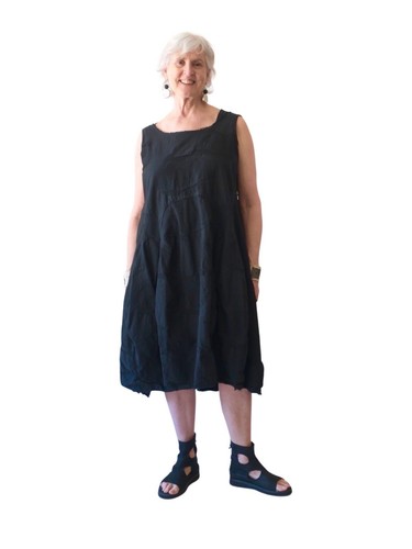 Pre-owned Rundholz Low Back Cotton Dress In Black