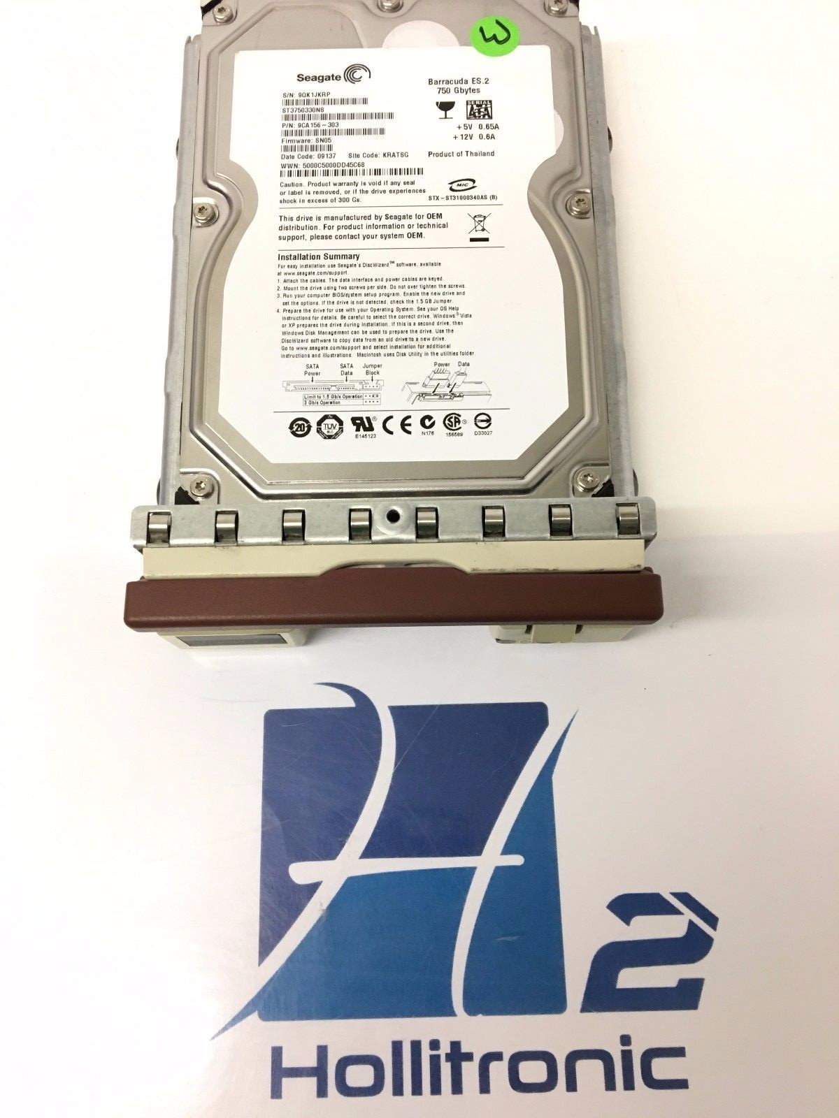 Seagate Barracuda ES.2 750GB ST3750330NS (9CA156-303) SATA