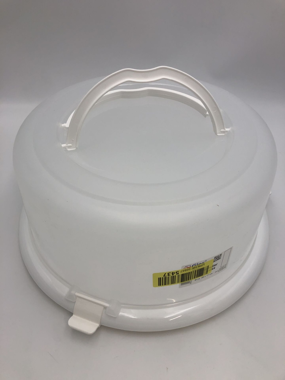 Gies Tortenbutler mit Griff, ø 36x16 cm, BPA-frei, Weiß