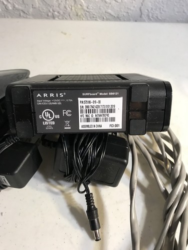 Belkin Dual Band Wireless Router & Arris Surfboard Modem; Includes all Cords