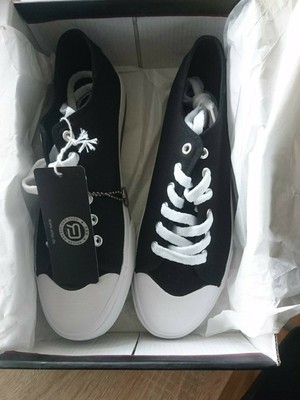 Sneaker Halbschuhe von Emp Schwarz/ Weiß Gr.40