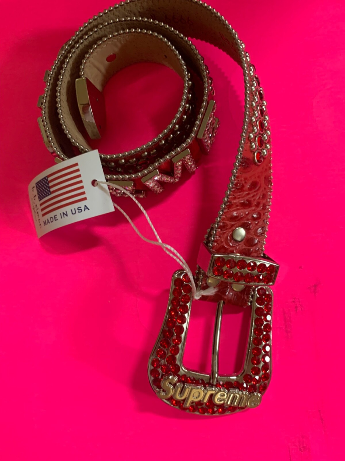 Supreme / b.b. simon Belt シュプリーム スタッズベルト Supreme