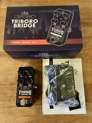 Electro Harmonix Pico Triboro Bridge Overdrive / Distortion / Fuzz Pedal - EHX