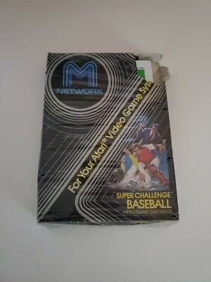 Super Challenge Baseball (Atari 2600, 1982)