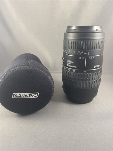 SIGMA 70-300mm 1:4ー5.6D DL MACRO super Sigma DL 70-300mm 1:4-5.6D Lens DL MACRO SUPER Made in Japan