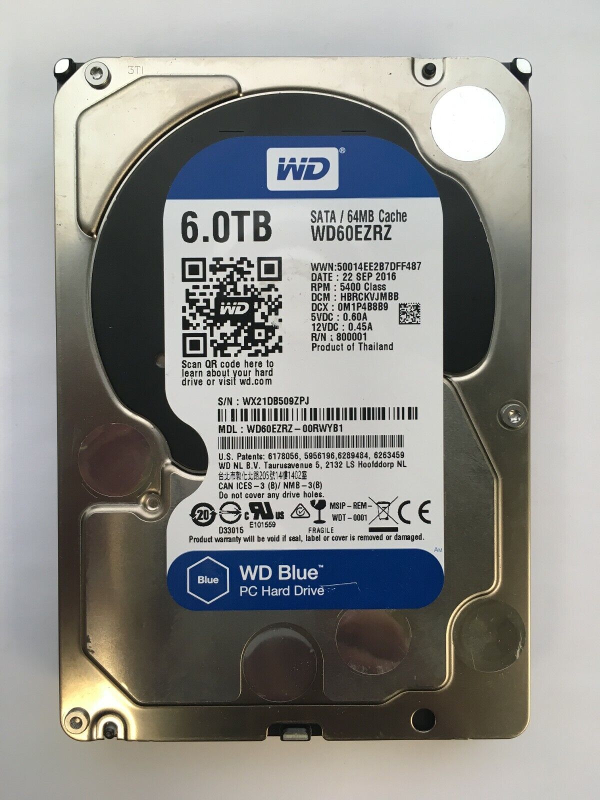◯新品◯ Western Digital 6TB HDD WD60EZRX（WESTERN DIGITAL