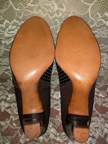 True Vintage Brown Suede Slip on Oxford Shoes Art Deco 1920/1930s