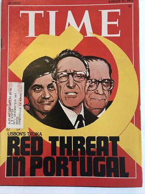 Time Magazine Red Threat In Portugal August 11,  1975