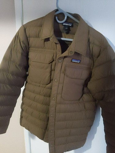 Men's Patagonia Down Jacket, Small, Olive Green