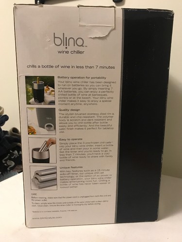 blinQ Portable Wine Chiller QWC015