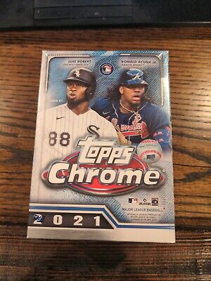 Topps MLB Chrome Baseball Trading Card Blaster Box (2021)
