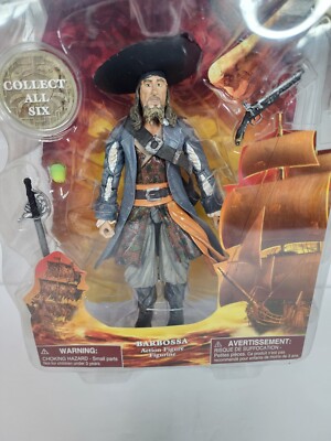 Pirates of The Caribbean At World's End Captain Barbossa Action Figure Disney