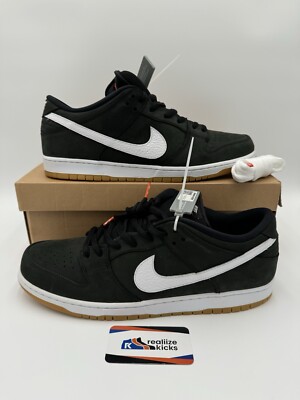 Mens Size 15 - Nike SB Dunk Low Pro ISO Black Gum Orange Label (CD2563-001) 2019