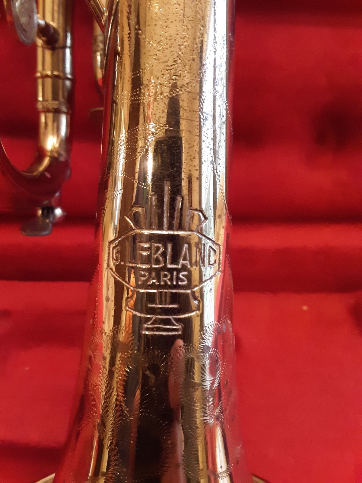 Le Blanc 770 Paris, France Conrad Gozzo Autographed Trumpet Gold and Pearl