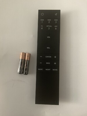 OEM Remote Control for Definitive Technology - Studio 3D Mini Soundbar + battery