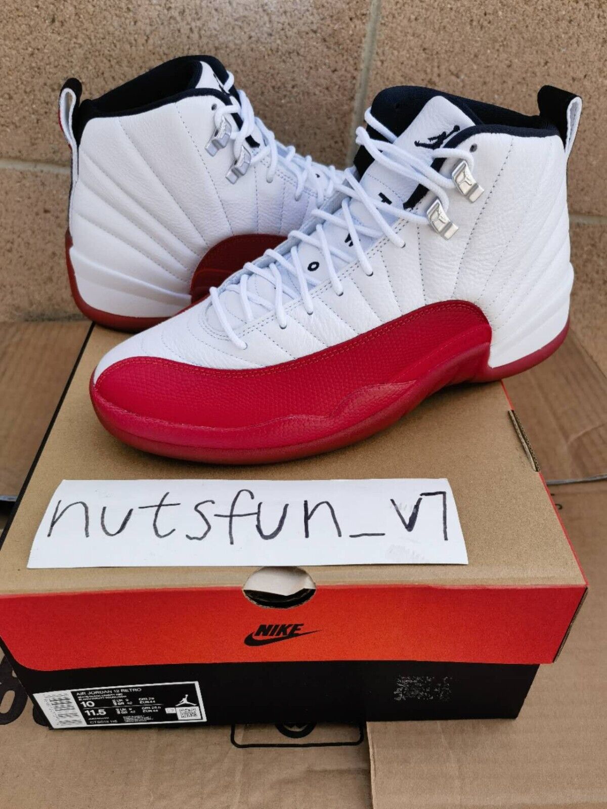 Air Jordan 12 Retro Cherry (2023) CT8013-116 Size 8-13 Air Jordan 12 Retro Cherry (2023) CT8013-116 Size 8-13
