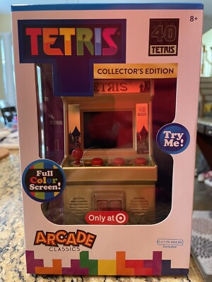 Tetris 40 Basic Fun Arcade Classics Collectors Edition Target Exclusive Gold