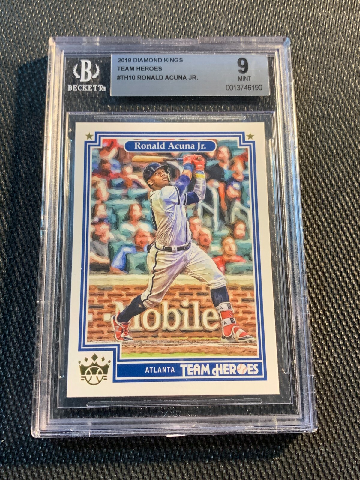 2019 Diamond Kings Team Heroes RONALD ACUNA JR. #TH10 BGS 2019 Diamond Kings Team Heroes RONALD ACUNA JR. #TH10 BGS