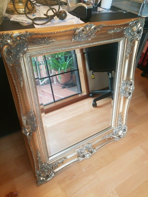 Constanza Gold Large Wall Mirror/Frame | Other Antiques 
