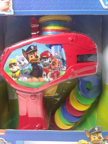 Nickelodeon Paw Patrol Disc Launcher with 8 Foam Discs