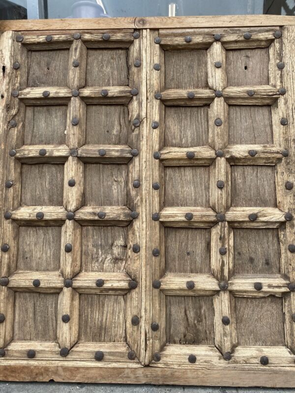 Old Moroccan Style Rustic Double Cabinet Doors 41x39