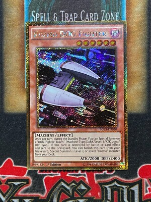 Yugioh Kozmo DOG Fighter PGL3-EN030 Gold Secret Rare 1st Ed NM