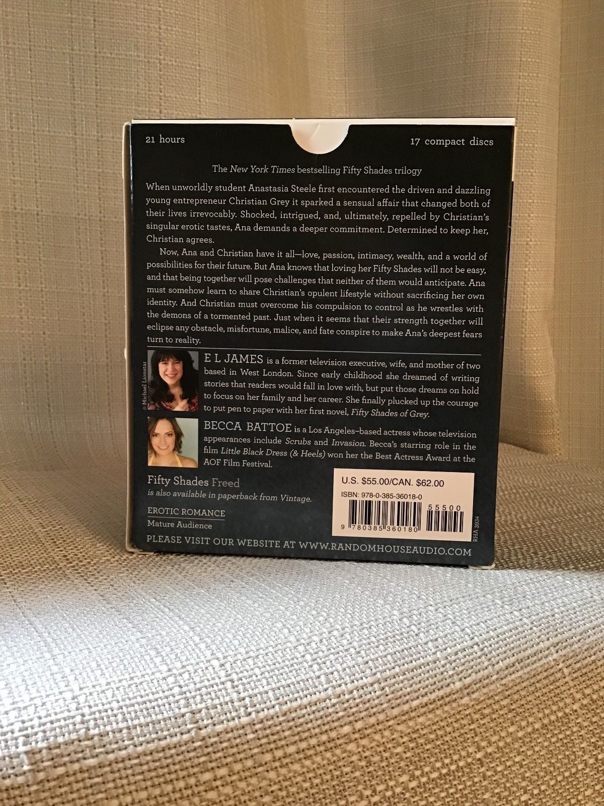 Fifty Shades Trilogy: Fifty Shades Trilogy Audiobook Bundle : Fifty Shades of Gr
