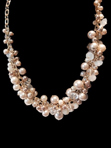 ネックレス・ペンダント Monday Edition _ Holiday Candy Pearl Necklace The Limited Necklace Gold Tone Multicolor Faux Pearl Beads