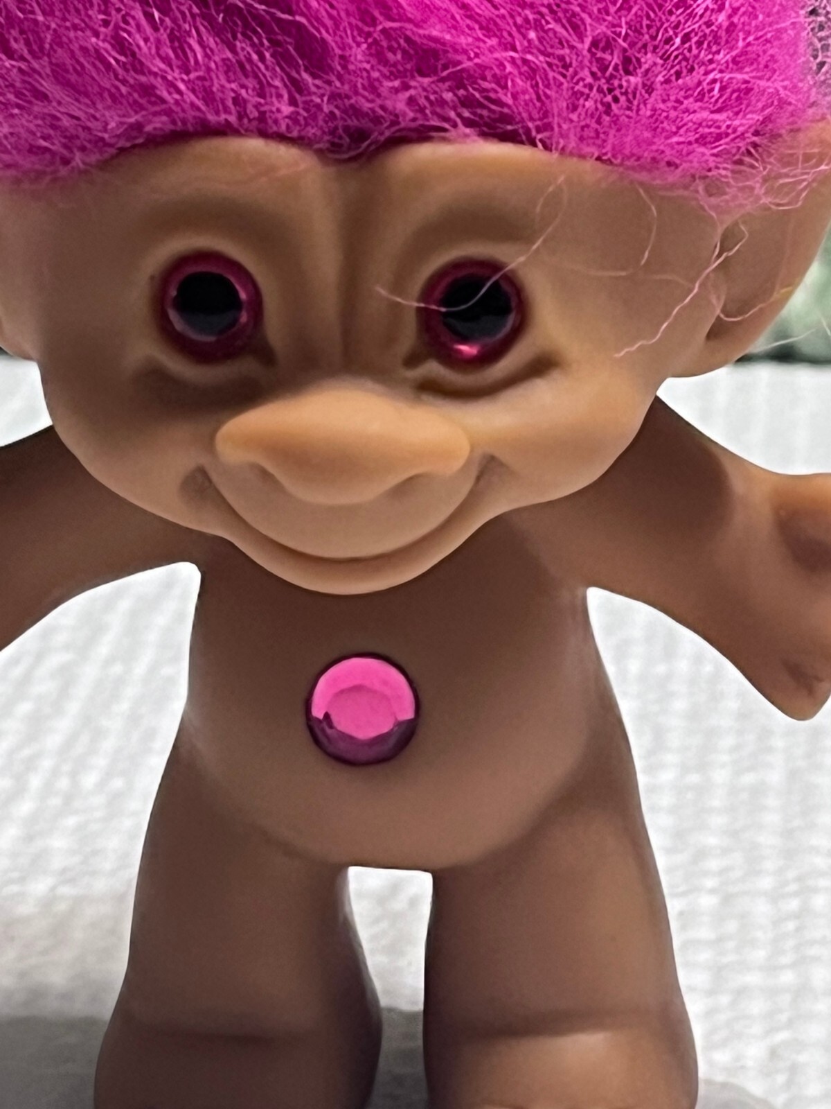 Trolls ドール TROLLS SILVER SPARKLE WHITE HAIR TROLL DREAM-WORKS 2”ACTION