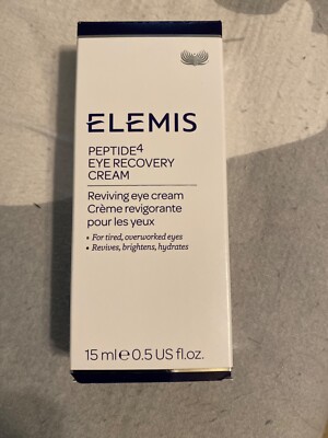 ELEMIS Peptide4 Eye Recovery Cream 15mL 0.5 fl. oz BNIB $49 RETAIL VALUE