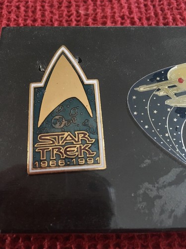 Star Trek 25th Anniversary Pins - New In Package