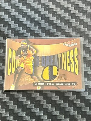 Jermaine O'Neal 2003-04 Fleer Patchworks Courting Greatness #CG-JON (NM/MT) /150