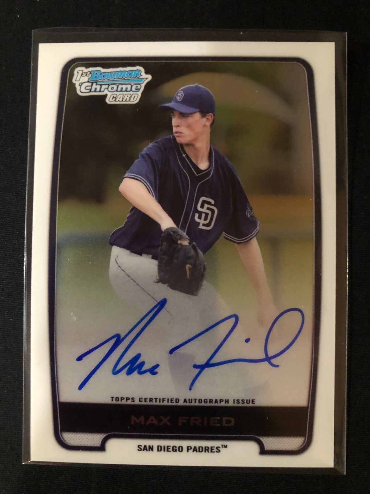 2012 1st Bowman Chrome Autograph Max Fried - RC | eBay