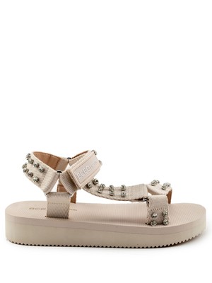 

BCBGENERATION Женские бежевые сандалии Parna с круглым носком и ремешком на пятке, размер 8,5 м, Бежевый, GN214820