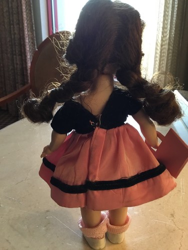 Vintage Vogue 1950's Ginny SLW IN ROSE & BLACK BRUNETTE BRAIDS