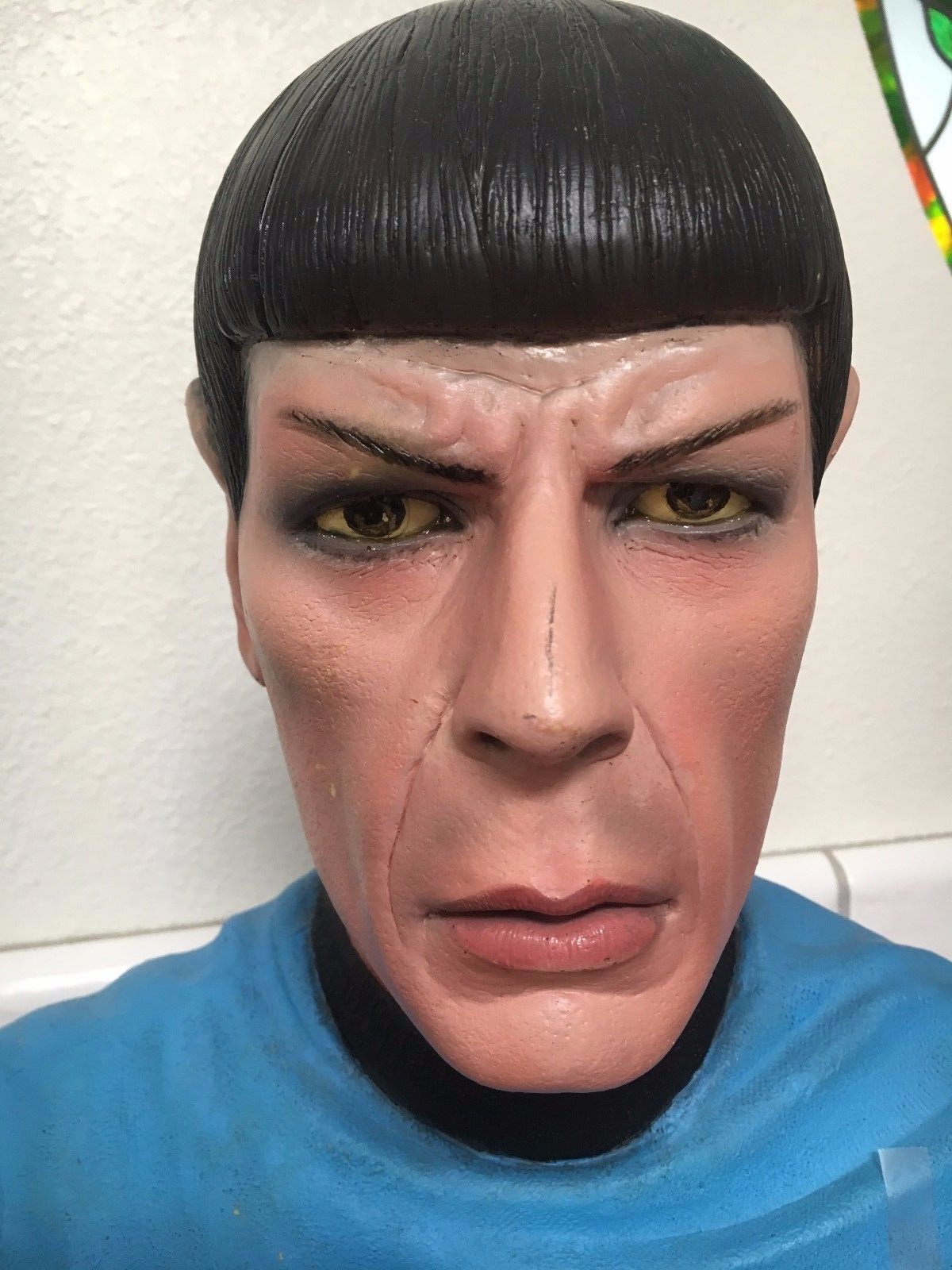Star Trek Spock Resin Bust Prototype Signed By Mario Chiodo of Illusive Concepts