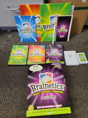 Brainetics Deluxe  Math Memory System 7 DVD Set Both Card Packs