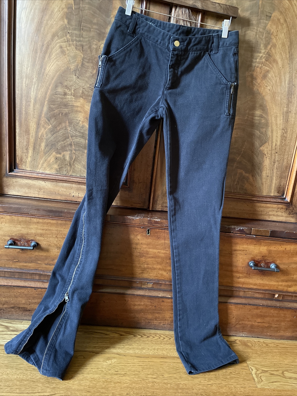 SALE‼️✨超美品✨Gucci レディース ジーンズ・デニム ボトムス44 デニム ワイドレッグ パンツダークブルー | GUCCI公式